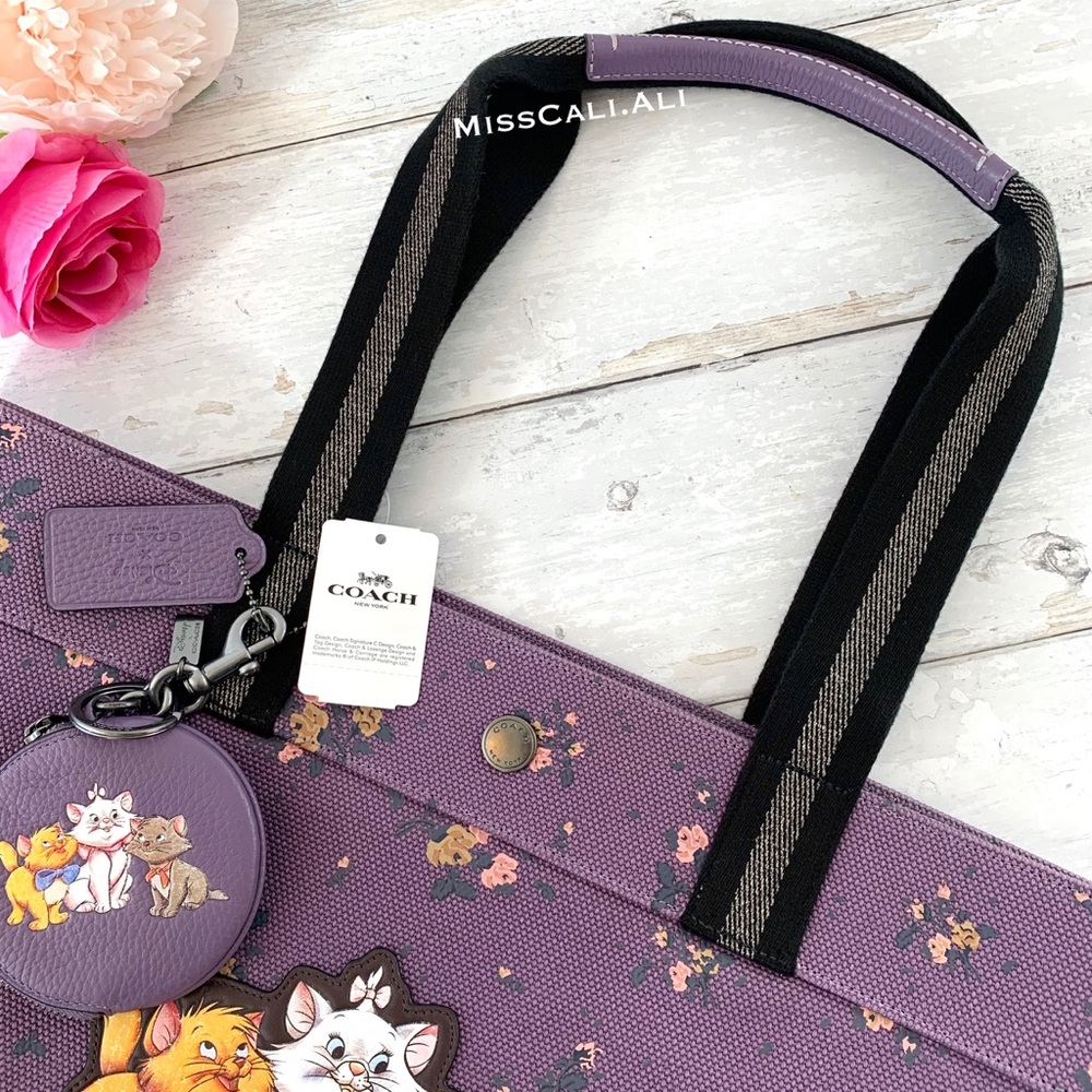 COACH SET |Limited Edition Aristocat Tote Coin Bag - Picture 12 of 16